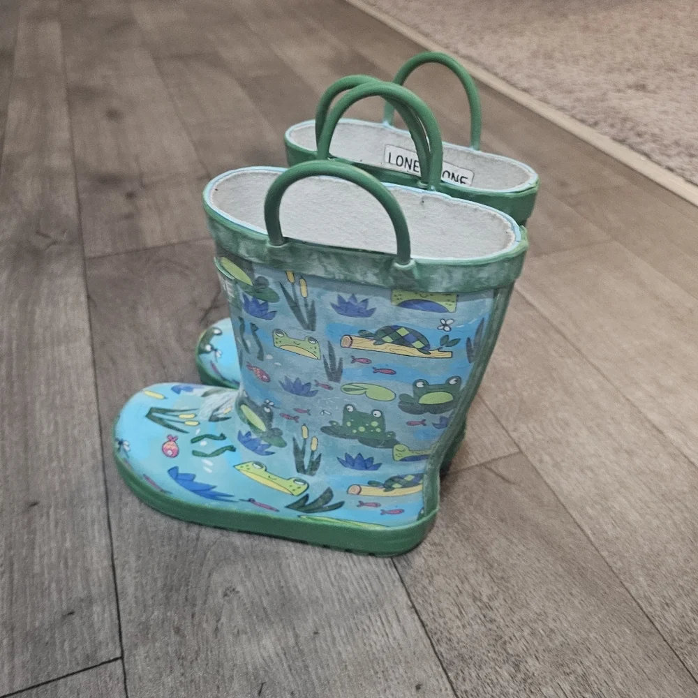 Lone Cone Frog Pond Rain Boots Size 12 Toddle Size